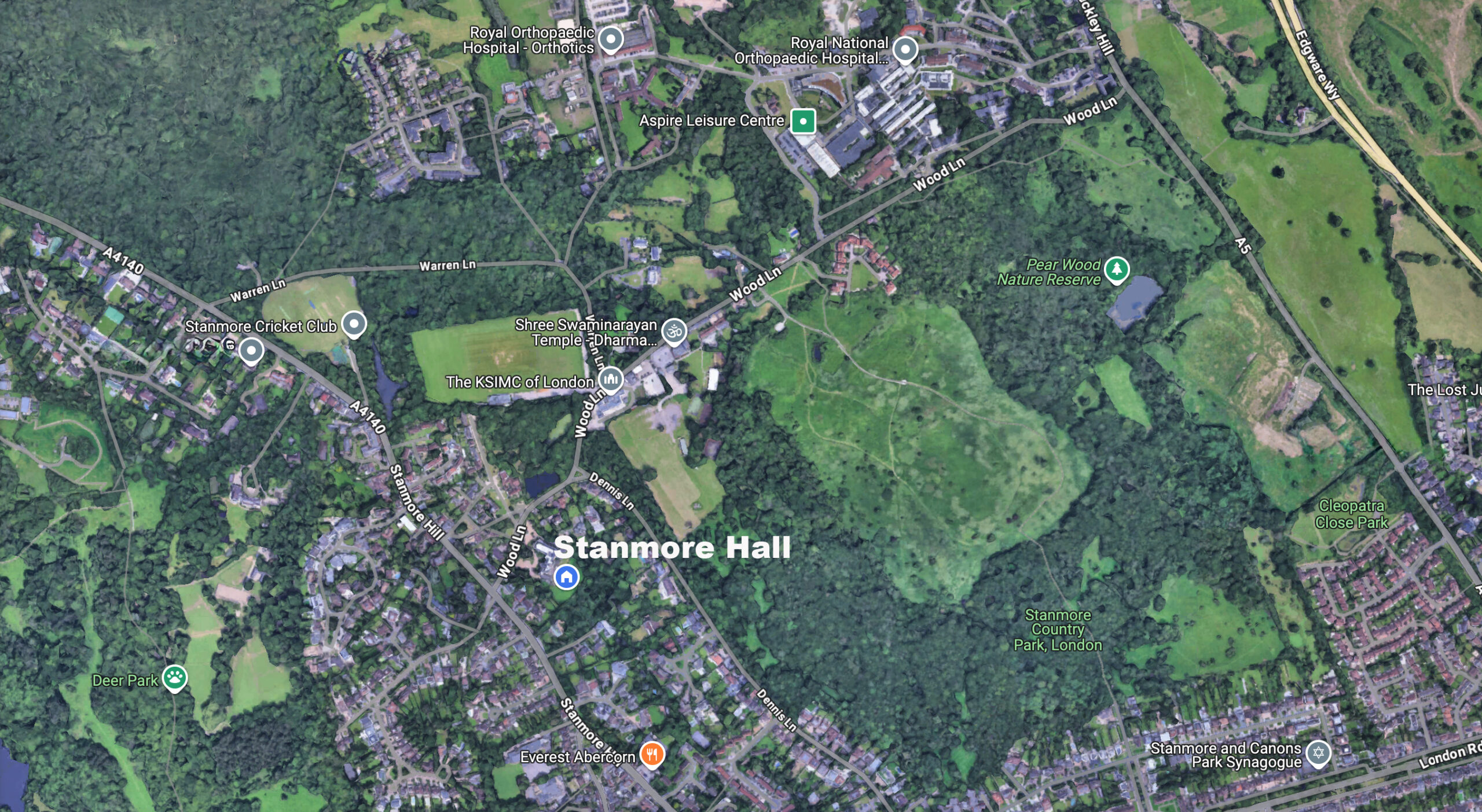 Location - Stanmore Hall